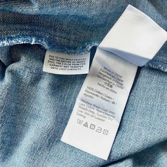 J Crew Denim Shirtdress With Tie belt - Picture 16 of 16